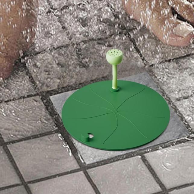Lotus Leaf Silicone Floor Bathtub Cover